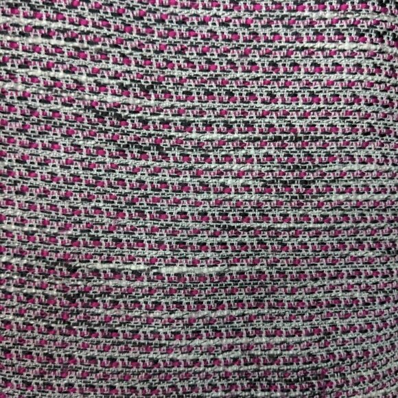 Halogen Tweed Jacket Womens Large Purple White Back Zip - Picture 2 of 7